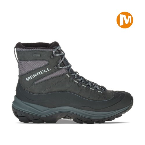 Pánské Zimní Boty Merrell Thermo Chill Mid Shell Waterproof Černé (CZ. HEFQZ)